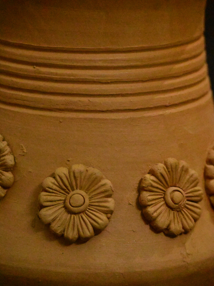 Reservoir of Serenity: A Terracotta Jar of Water, Terracotta art by Dolon Kundu Thumbnail