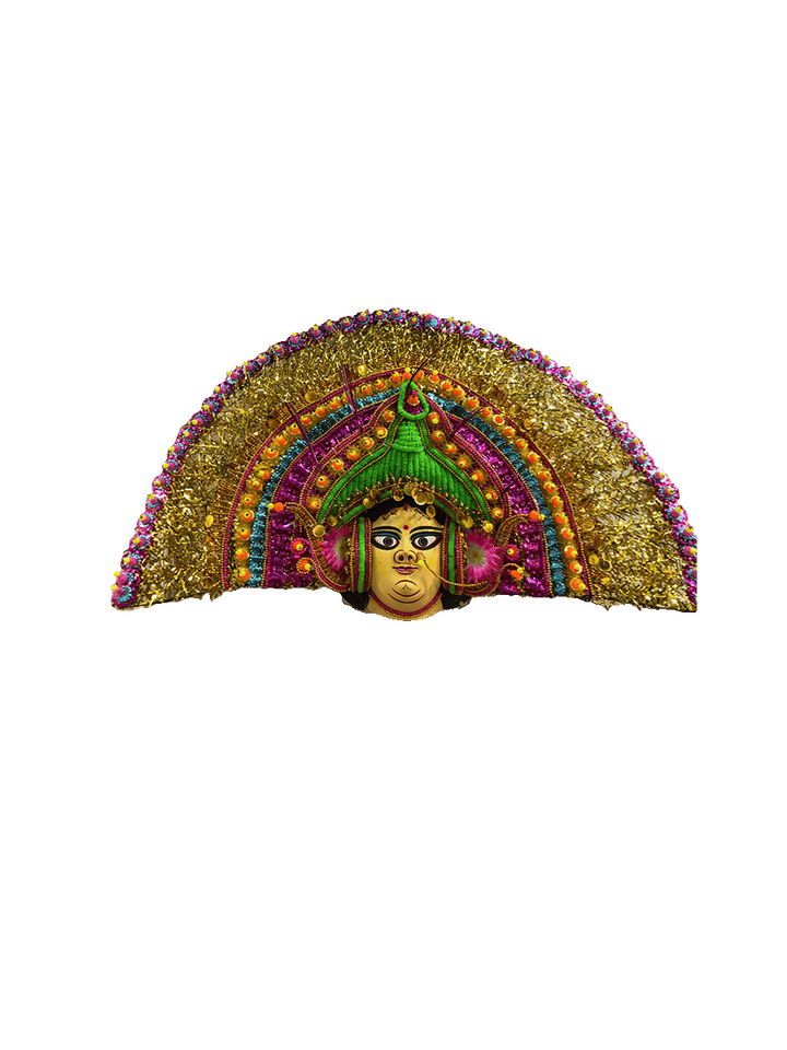 Resplendent Reverence: Chau Mask of Goddess Kali by Dharmendra Sutradhar Thumbnail