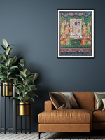 Rhythm of Sharad Purnima: Pichwai painting for sale