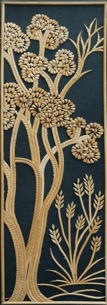 Rich Flora in Sikki Grass work by Suraj Kumar Sahu Thumbnail