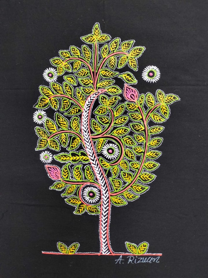 Rogan Art of a Tree by Rizwan Khatri Thumbnail