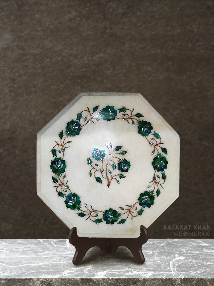 Buy Roses in Marble Inlay by Sajakat Khan