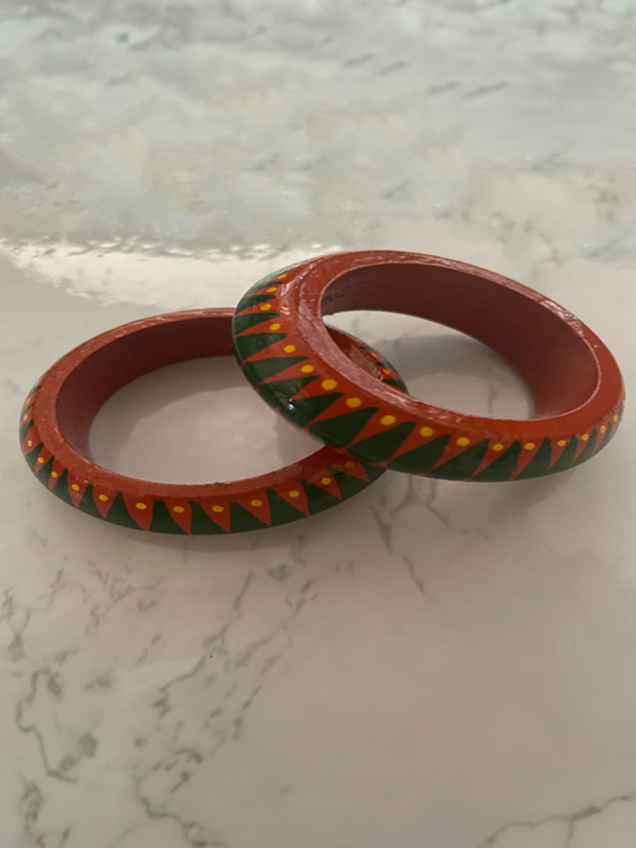 Round Napkin Holders (Pair) by Sawant Bhonsle for sale