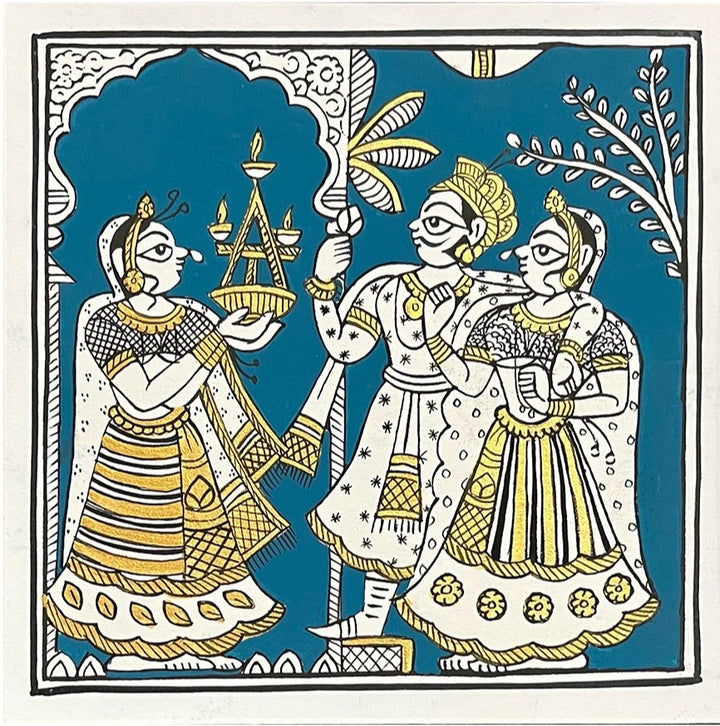 Royal Embrace – Phad Art with Ceremony by Kalyan Joshi Thumbnail
