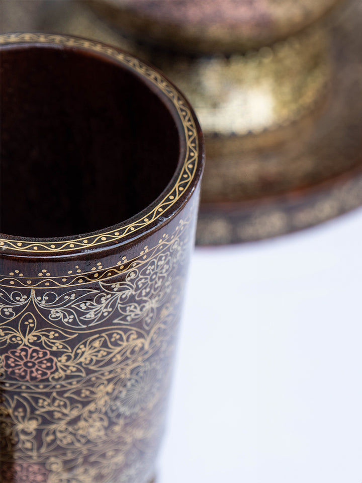 Royal Floral Tarkashi Glass by Mohan Lal sharma Thumbnail
