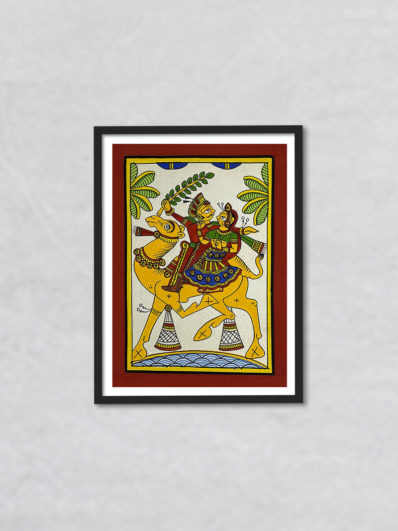 Royal Journey: A Tapestry of Phad Art 