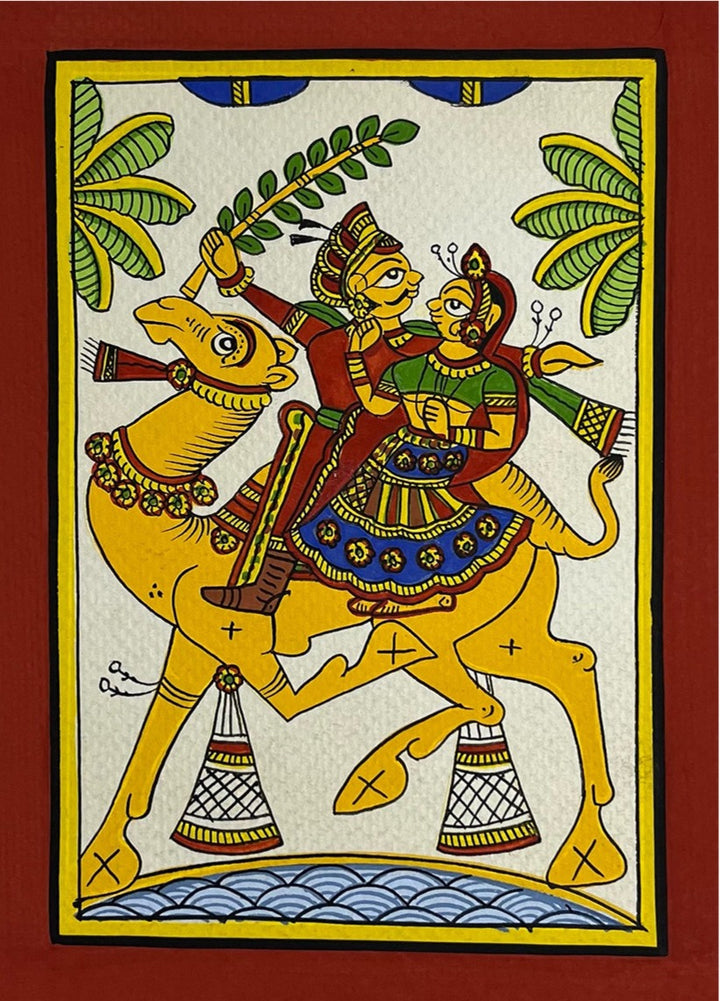 Royal Journey: A Tapestry of Phad Art by Kalyan Joshi Thumbnail
