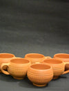 Buy Rustic Sips Handcrafted Terracotta Tea Cups, Terracotta art by Dolon Kundu