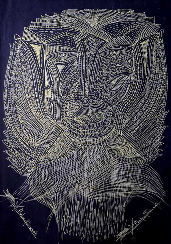 Buy Narsimha in Surpur Art by Krishna Prakash