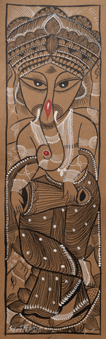 Shop The Swirling Ganesh in Bengal Pattachitra by Swarna Chitrakar
