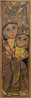 A Romantic Affair: Bengal Pattachitra by Swarna Chitrakar