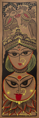 Buy Shiva's Avatar in Bengal Pattachitra by Swarna Chitrakar