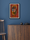 Buy Vishnu and Lakshmi on the Owl Throne: Bengal Pattachitra by Swarna Chitrakar