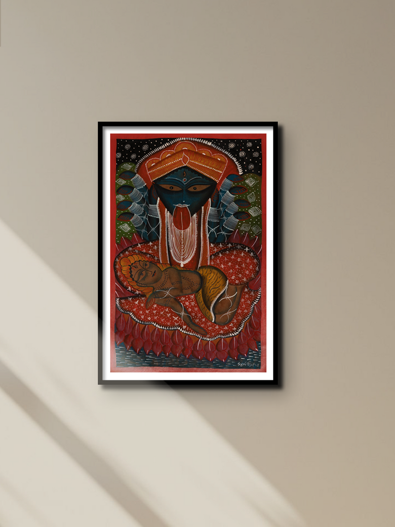 Maa Kali: Bengal Pattachitra by Swarna Chitrakar for sale