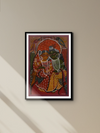 Sita and Ram in Bengal Pattachitra by Swarna Chitrakar for sale