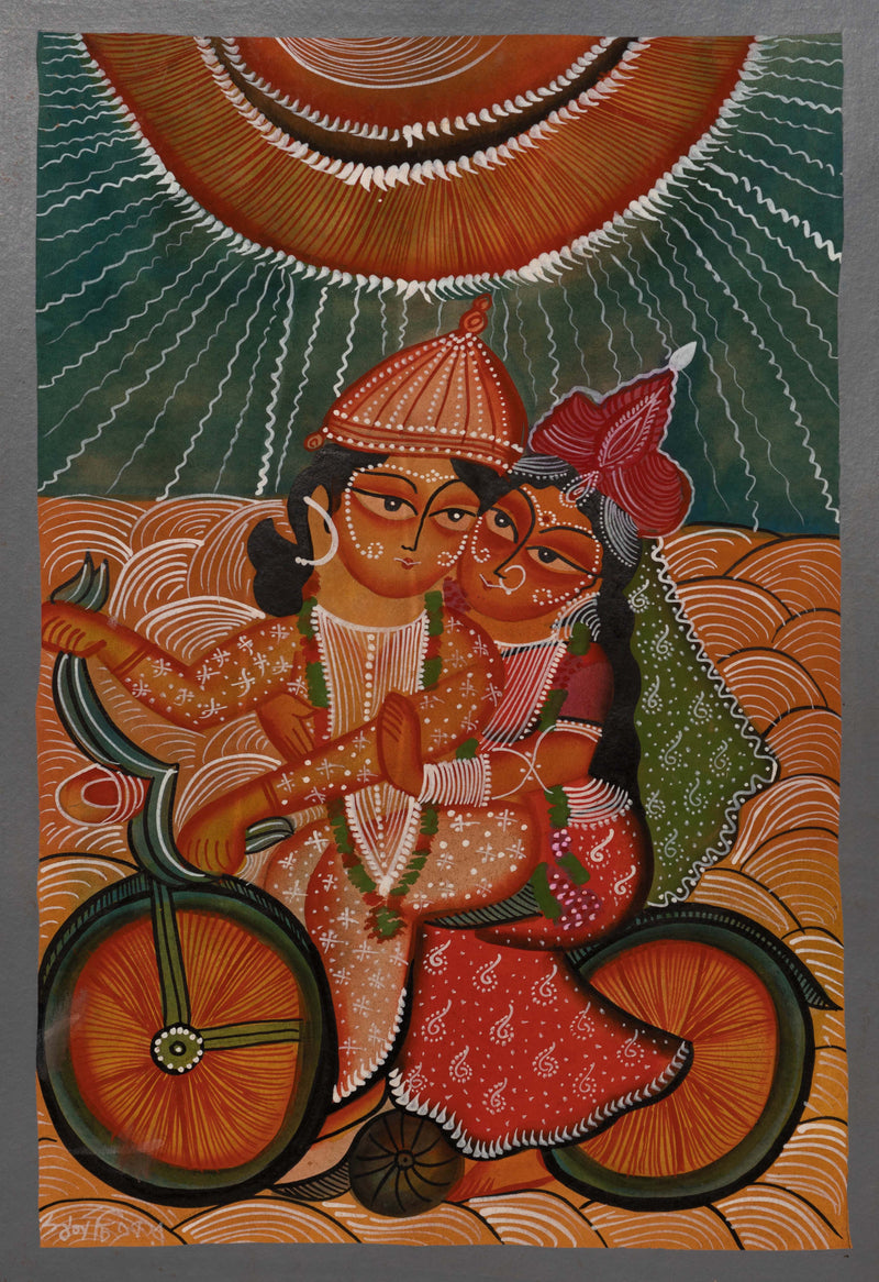 Buy A Bengai Pattachitra Love Story by Swarna Chitrakar