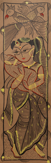 Shop A Lady in her Leisure: Bengal Pattachitra by Swarna Chitrakar