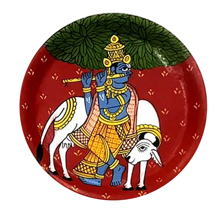 buy Krishna Cheriyal Wall Plates by Sai Kiran