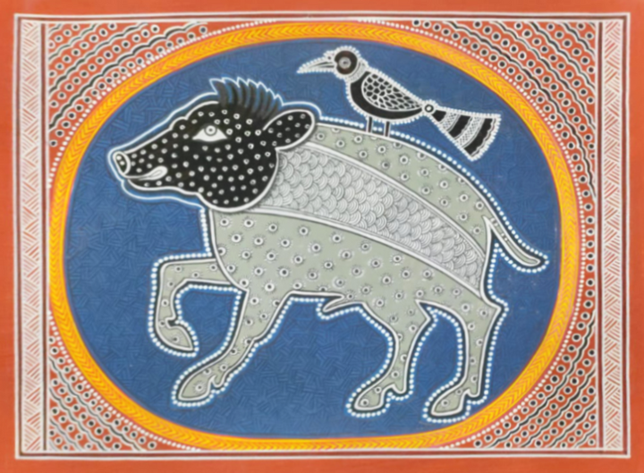 Animals in Mandana by Vidya Soni Thumbnail