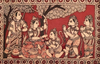 Ram with Hanuman Kalamkari Painting by Siva Reddy