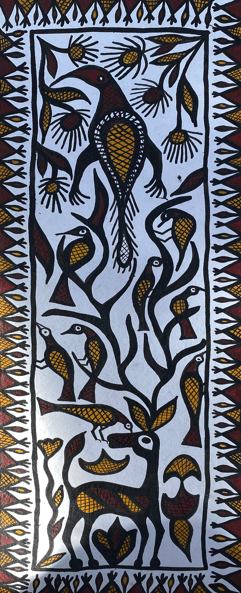 Birds in Sohrai by Manikchand Mahto