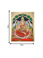Gajalakshmi: Tanjore Painting for sale