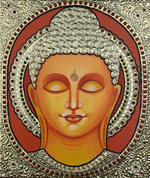 Buy Lord Budhha : Tanjore Painting by Sanjay Tandekar