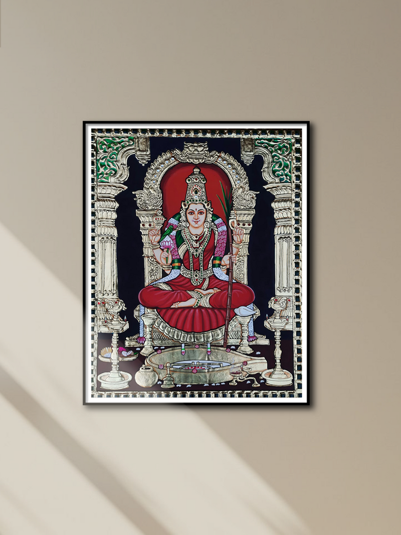 Shop Goddess Meenakshi Tanjore Painting by Sanjay Tandekar