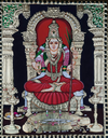 Buy Goddess Meenakshi Tanjore Painting by Sanjay Tandekar