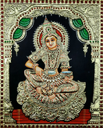 buy Goddess Annapurna Tanjore Painting by Sanjay Tandekar