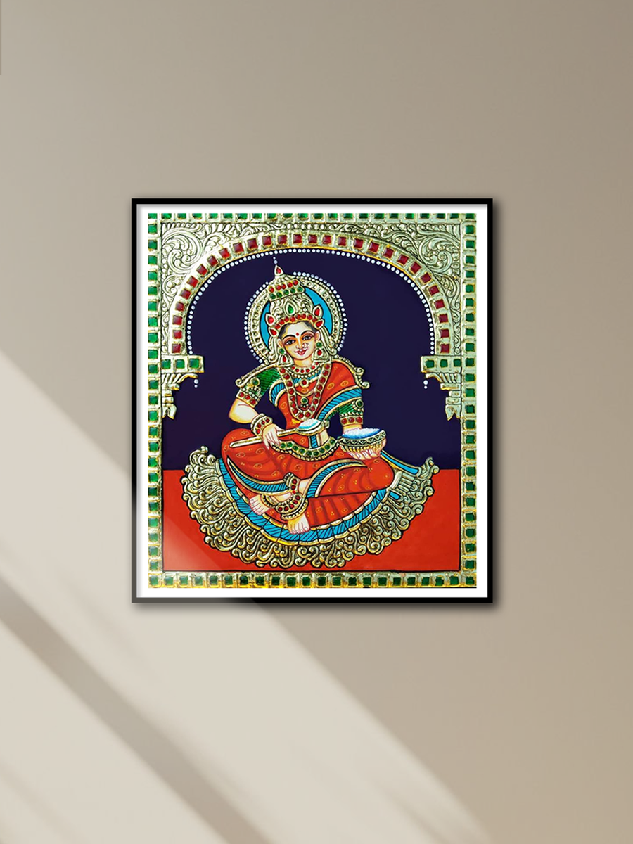 Shop Goddess Annapurna Tanjore Painting by Sanjay Tandekar