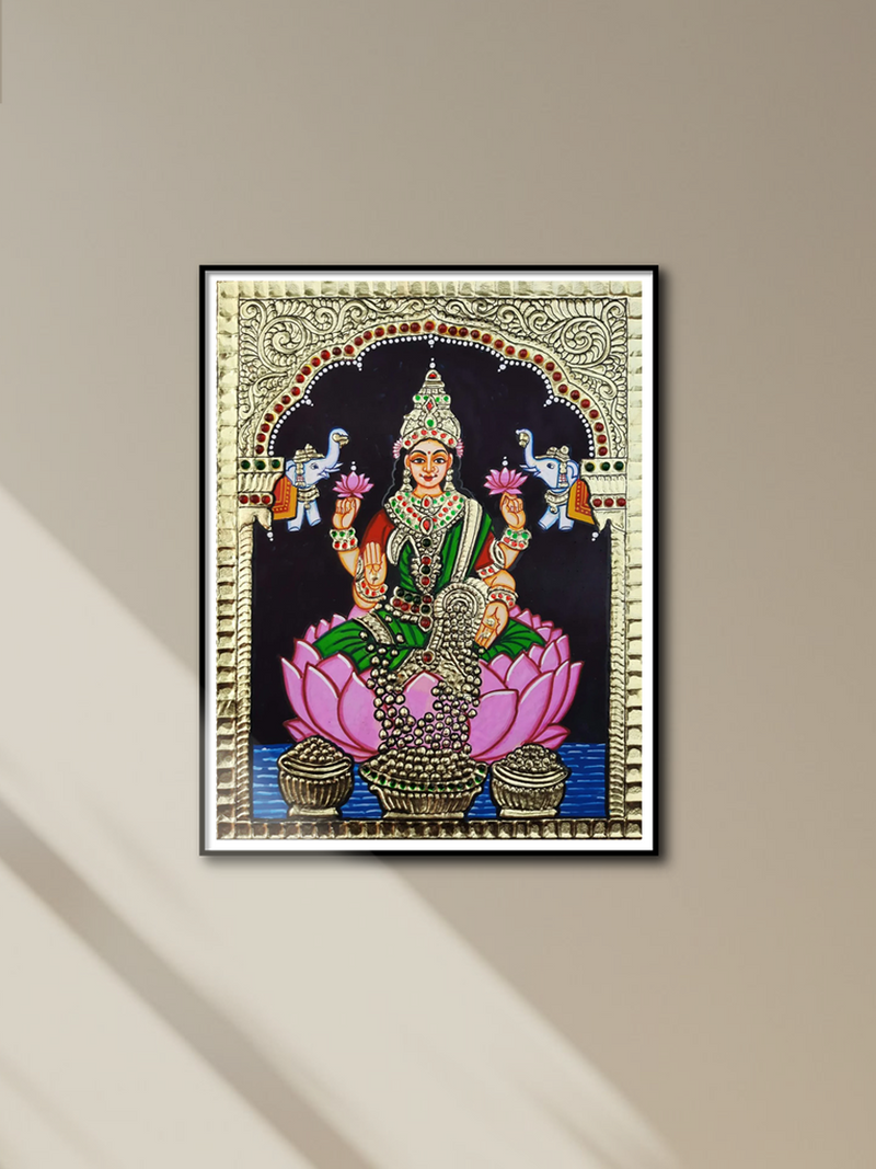 Shop Maa Lakshmi Tanjore Painting by Sanjay Tandekar