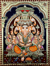 buy Lord Ganesha: Tanjore Painting by Sanjay Tandekar