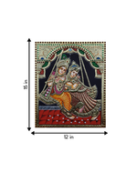 Radha Krishna: Tanjore Painting by Sanjay Tandekar for sale