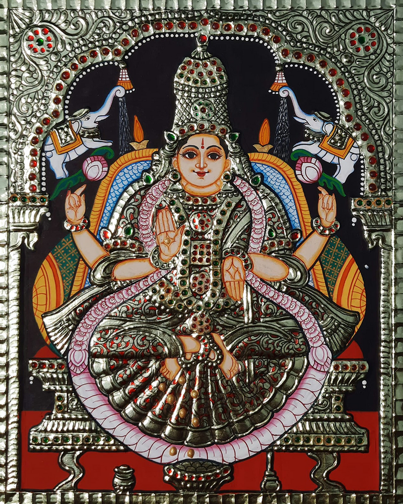 buy Lakshmi: Tanjore Painting by Sanjay Tandekar