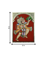 Hanuman: Tanjore Painting by Sanjay Tandekar