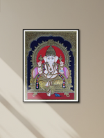 Shop Lord Ganesha: Tanjore Painting by Sanjay Tandekar