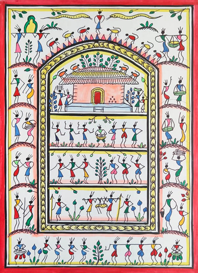 Celebration in Saura by Apindra Swain Thumbnail