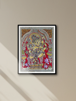 Shop Enchanting Lord Ganesh: Kalamkari painting by Sudheer