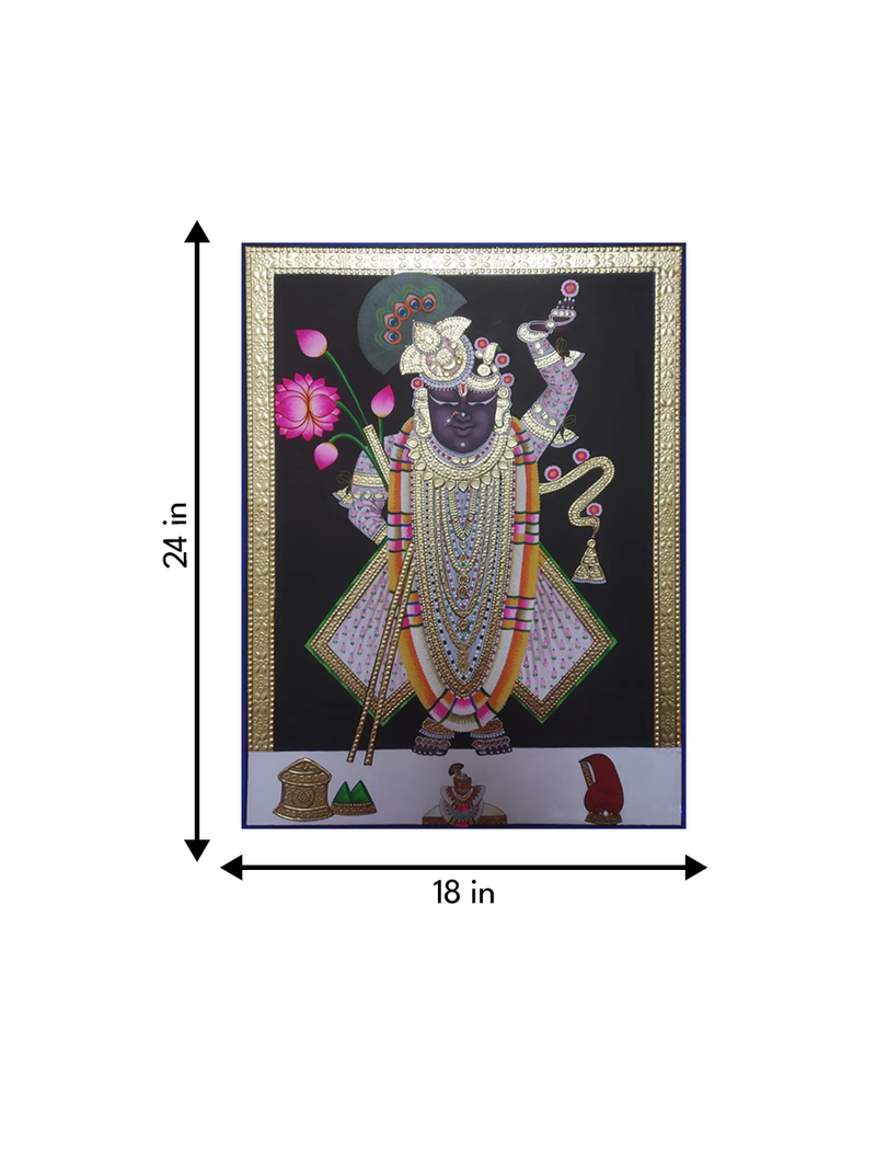 Sacred Grace of Shrinathji: Pichwai painting by Jayesh Sharma