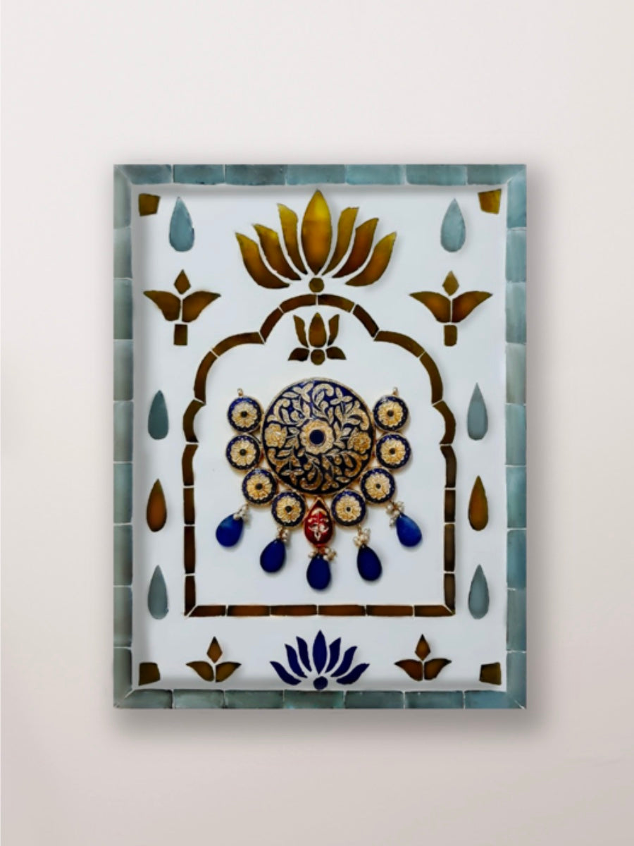 Sacred Illumination: Thikri artwork by Happy Kumawat for sale