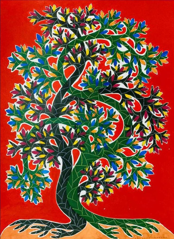 Ganja Mahua Tree: Sacred Nature in Gond by Venkat Shyam Thumbnail