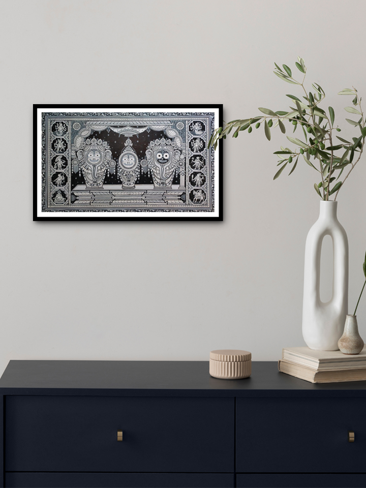 Jagannath - Pattachitra Painting by Purusottam Swain for Home Decor Thumbnail