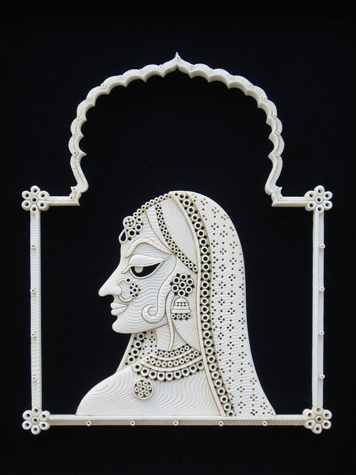 Sacred Union: The Divine Bride of Foam Art, Sea foam Art by Harsh Verdhan Chhajed Thumbnail