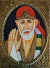 Sai Baba, Tanjore Painting by Sanjay Tandekar