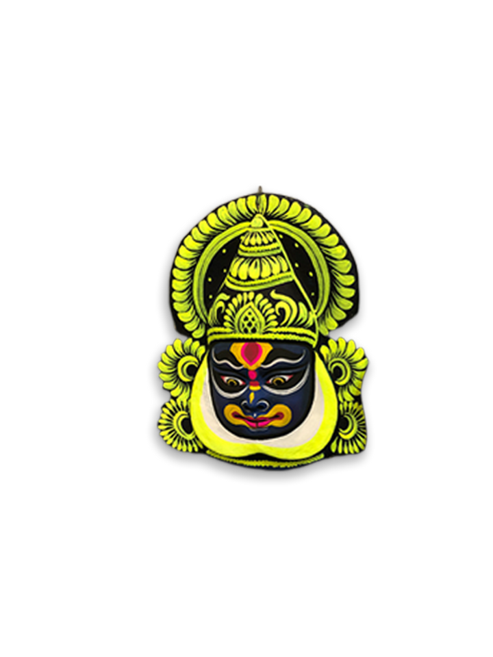 Sapphire Serenity: The Chhau Dance Mask by Dharmendra Sutradhar Thumbnail