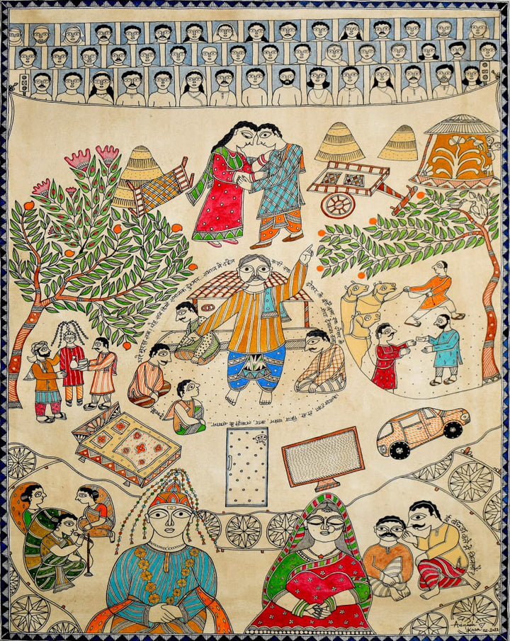 Sasta Jinagi Mahag Senur (Maithili Cinema on Dowry, Love and Social customs) in Madhubani by Avinash Karn Thumbnail