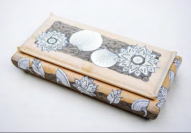 Lotus Patachitra Box, Rectangle