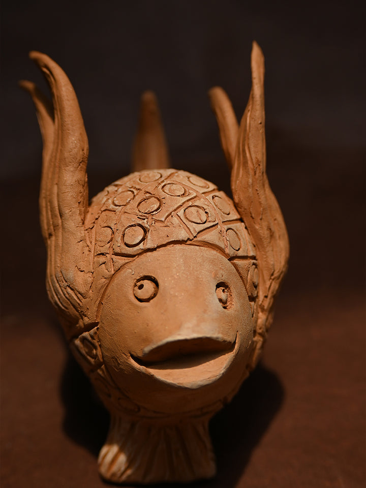 Sculpted Serenity: A Terracotta Fish by Dolon Kundu Thumbnail