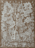 Serene Forest in Warli by Sayli Prasad Dadoda